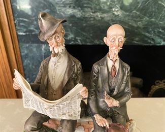 Vintage Capodimonte figurine modeled by Giuseppe Cappe 