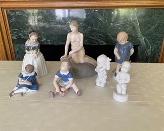 Royal Copenhagen and Bing & Grondahl figurines