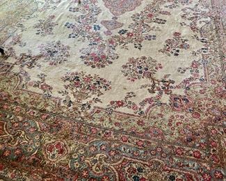 Semi-antique Persian Kerman rug                                                     11'5" x 18' 8"
