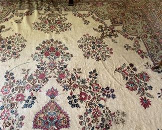 Semi-antique Persian Kerman rug                                                     11'5" x 18' 8"