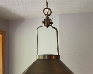 Vintage  Railroad style Brass Lamp/Lantern.