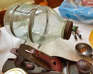 Wood plane and Minnow trap