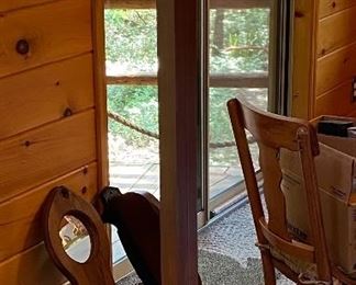 Vintage Mission wood Coat/Hat rack