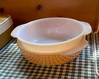 FireKing baking bowls