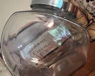 Hersheys Chocolate  Lidded Jar 