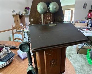 Antique telephone wired to ring on home phone. Just needs easy install. 