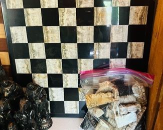 Onyx chess set