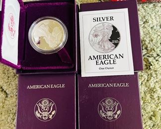 Silver American Eagles 