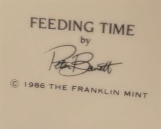 Feeding Time Birds 1986 The Franklin Mint