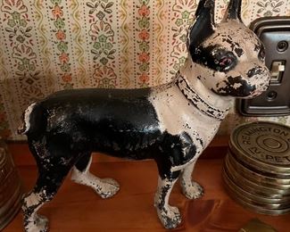 Antique boxer doorstop/sculpture.