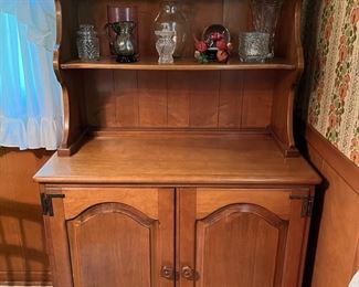 Hutch/cupboard by St. John’s Table Co. in Cadillac, MI.