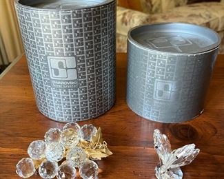 Collection of Swarovski Crystal figurines (see more in photos that follow).