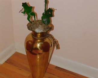 BRASS URN