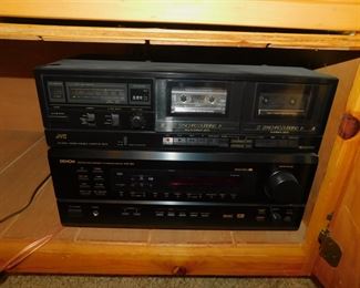RECEIVER AND CASSETTE DECK