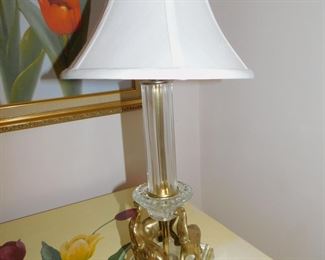 LUCITE LAMP