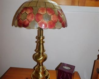 LEADED GLASS LAMP