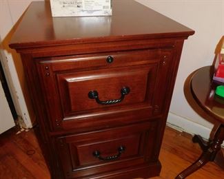 MAHOGANY FILE CABINET