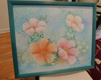 ORIGINAL OIL PAINTING SIGNED L. KIESSE WITH CERTIFICATE