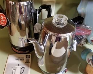 Vintage percolaters
