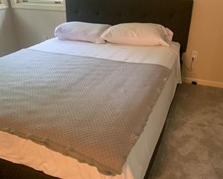 Queen mattress set $150
Bed frame sold separately  $175
Faribo Woolen Mills bed throw $38