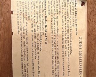 Gudme Round Rosewood Dining Table with 2 Leafs