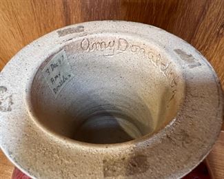 Amy Donaldson Signed Studio Pottery Dish