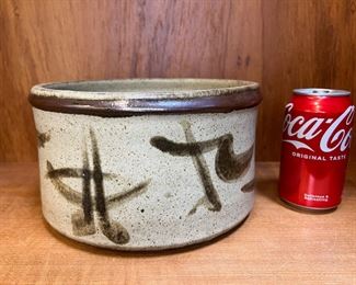 Japanese Style Studio Pottery Bowl Signed