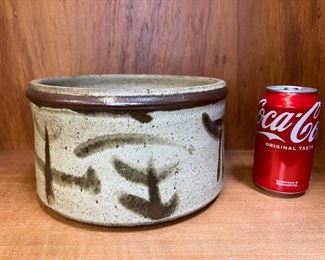 Japanese Style Studio Pottery Bowl Signed