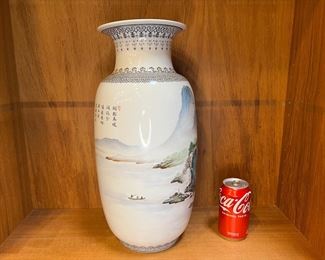 Chinese Scenic Vase