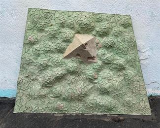 Paper Mache Pyramid Art