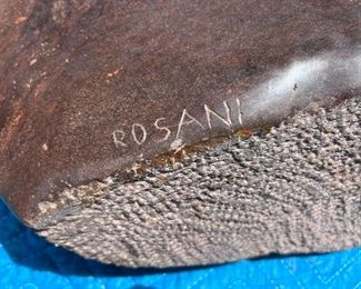 Signed Richard Rosani Marble Arm Sculpture