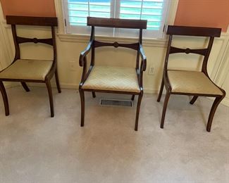 Formal dining chairs - set of 6