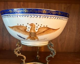 Eagle Bowl on stand