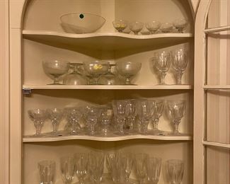 Crystal goblets and glasses