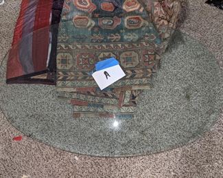 GLASS TOPPER 27"L x 29.5"W;  3/4" THICK; NO CHIPS OR CRACKS