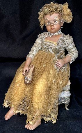 Gerda Schaarman Rijsdijk One of a Kind Porcelain Artist Doll, named "PRINCESS"