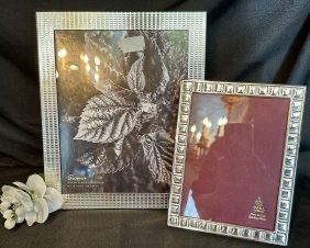 COLLECTIBLE STERLING AND SILVER PLATE PAIRED FRAMES