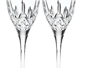 STUNNING AND SOPHISTICATED WATERFORD LISMORE NOUVEAU GOBLETS