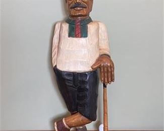 Golfer Statue 