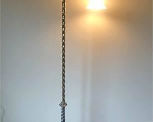 Victorian Brass Floor Lamp 