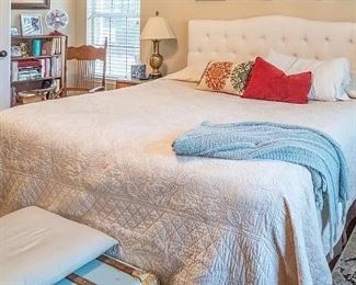 king bed (headboard, frame Beauty rest mattress)