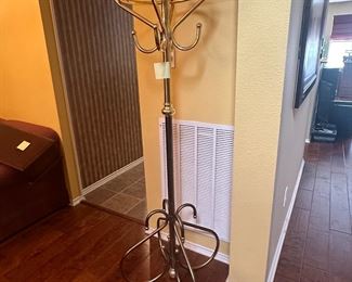 brass hat/coat rack