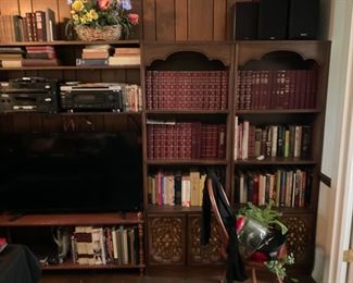 VINTAGE BOOKS AND BOOK SHELVES 