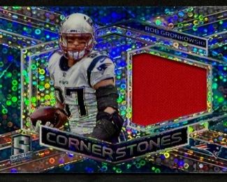 ROB GRONKOWSKI SHORT PRINT GAME USED