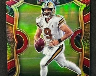 DREW BREES DIE CUT TRI COLOR PRIZM