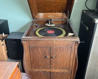 Victrola Record Player cabinet