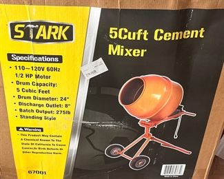 Brand new cement mixer 