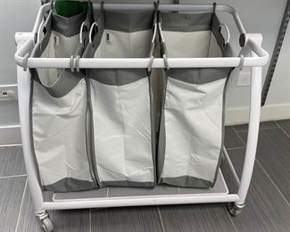 Laundry Sorter / Divider on Casters.