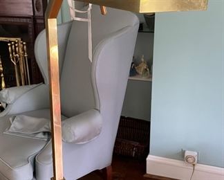 Vintage Frederick Cooper Brass Task Lamp.