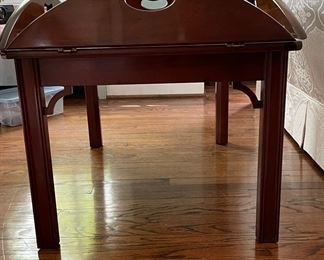 Flame Mahogany Butler's Table. Photo 1 of 3.